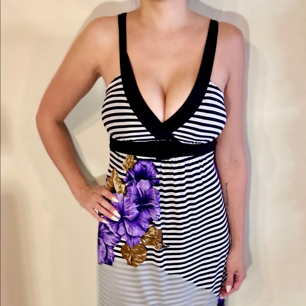 Women’s Striped Maxi dress- size 12